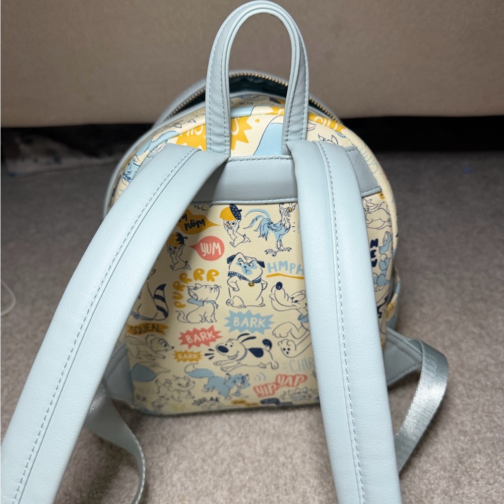 Loungefly Disney Blue and Yellow Backpack - Picture 5 of 6